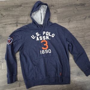 U.S. Polo Assn. Mens Hooded Sweatshirt Size M